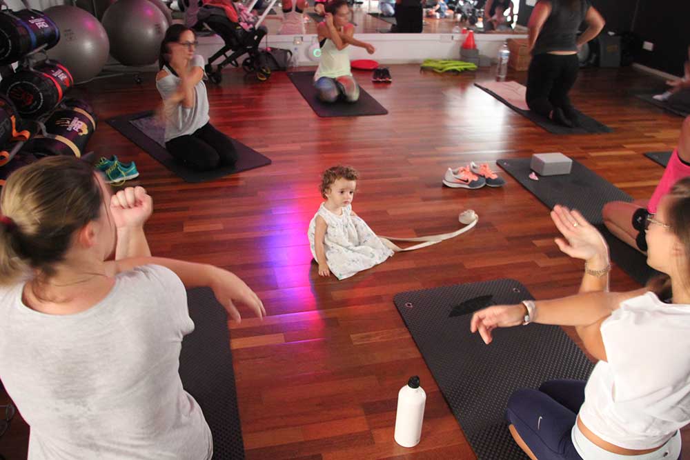 Child-Friendly Fitness Classes for Woman